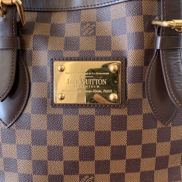 👜💄💋Beautiful Louis Vuitton Damier Ebene Hampstead MM💋💄👜 - Picture 4 of 16